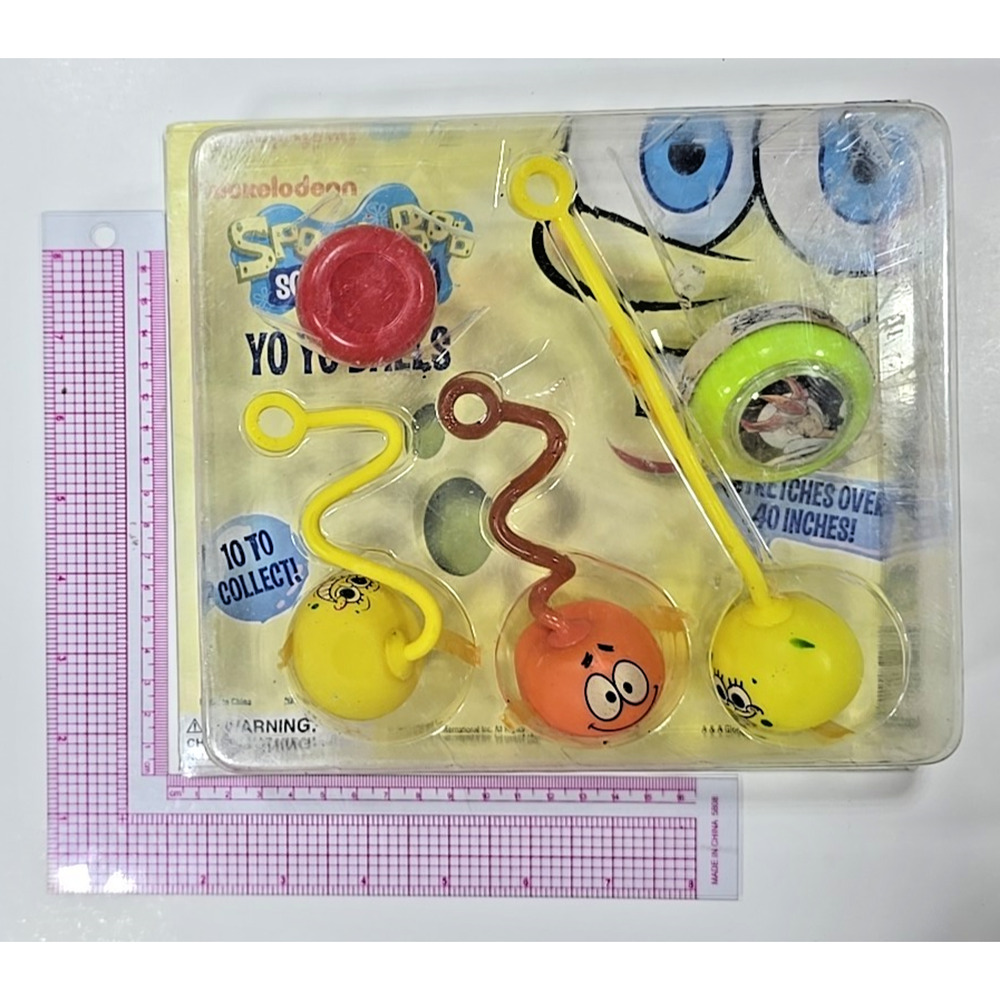 Vintage Vending Display Board SpongeBob Squarepants Yoyo Balls 0550
